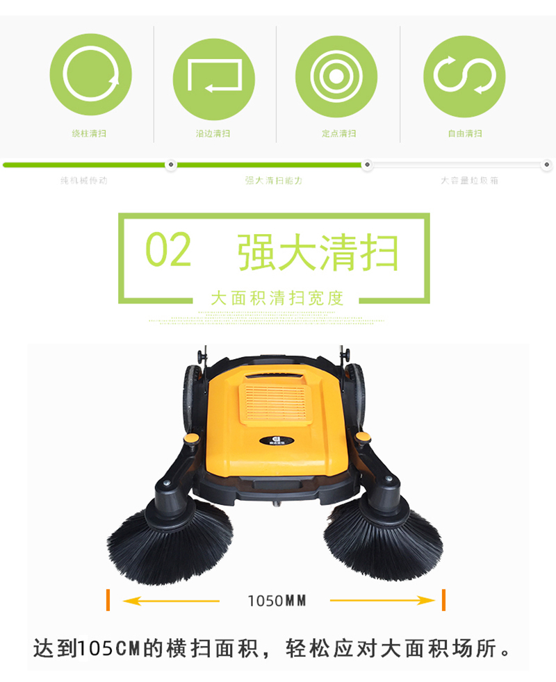 鼎潔盛世手推式掃地機 CD200A72